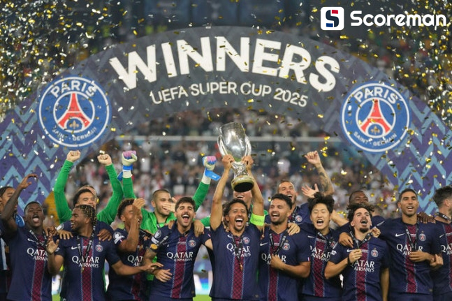 지난 시즌 '4관왕' PSG, '1조4000억원' 구단 역대 최고 수익